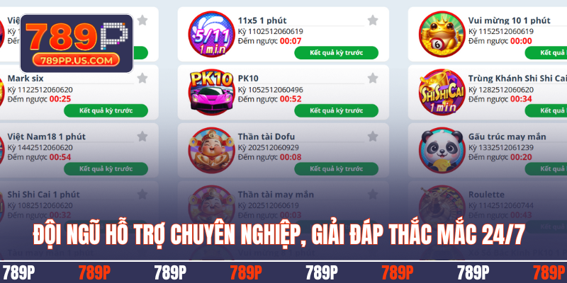Đội ngũ hỗ trợ chuyên nghiệp, giải đáp thắc mắc 24/7