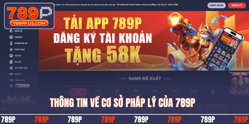 Thông tin về cơ sở pháp lý của 789P